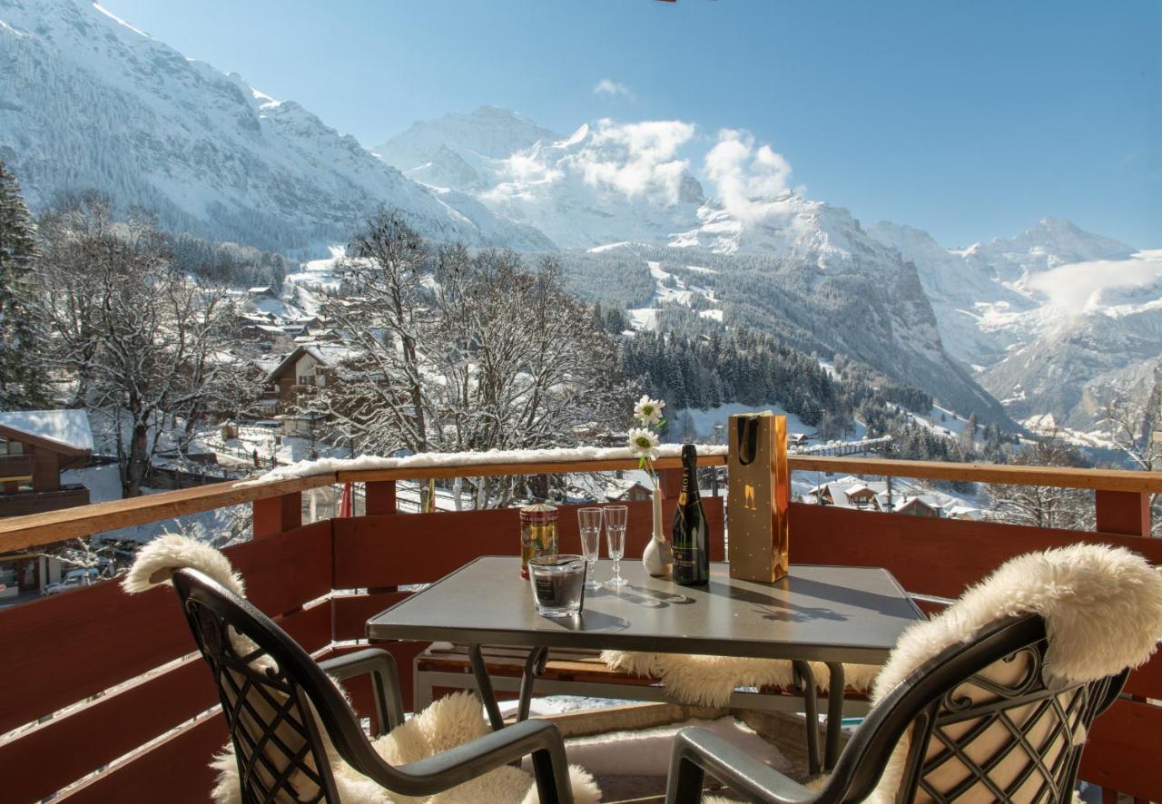 Eiger Residence Wengen Bagian luar foto